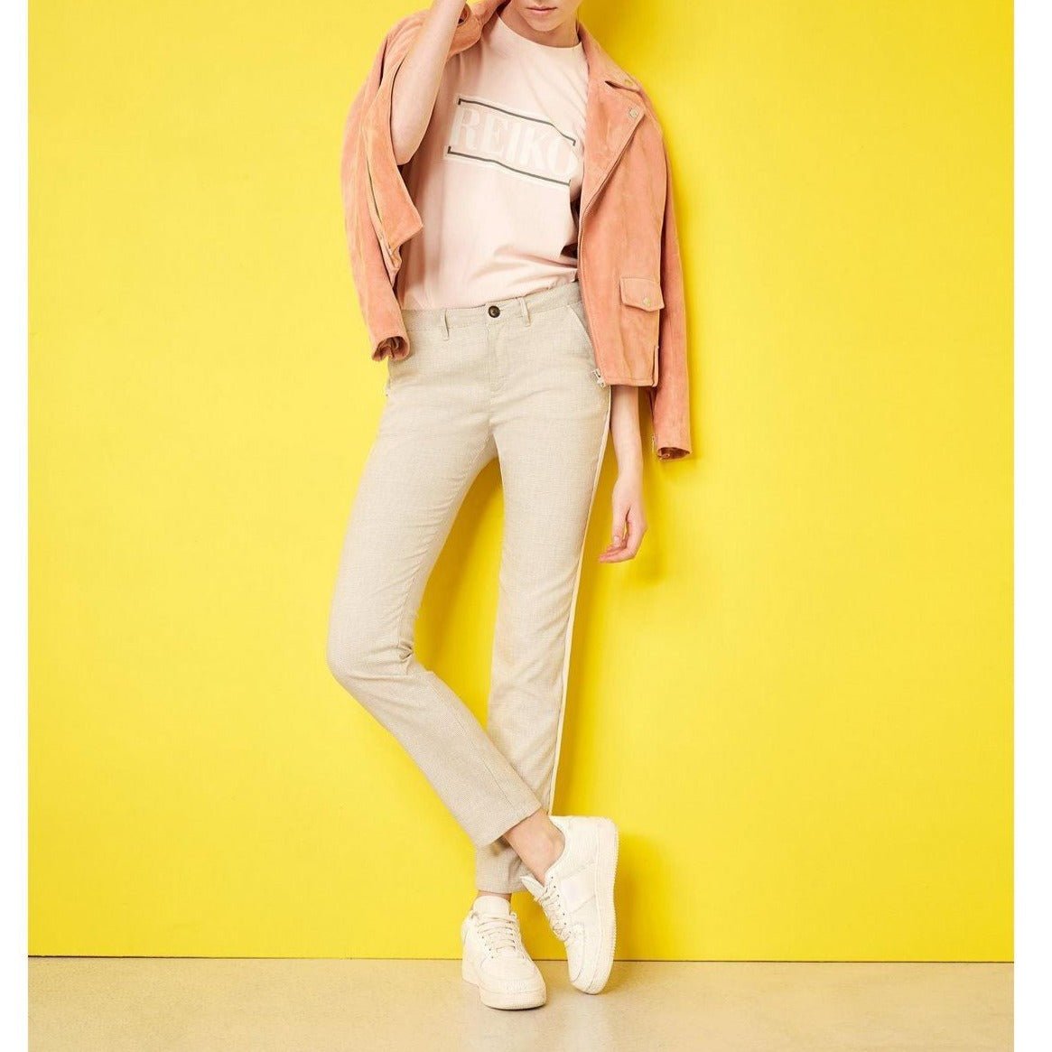 Sandy Fancy Chino Pants - Herring Tiles - Women's