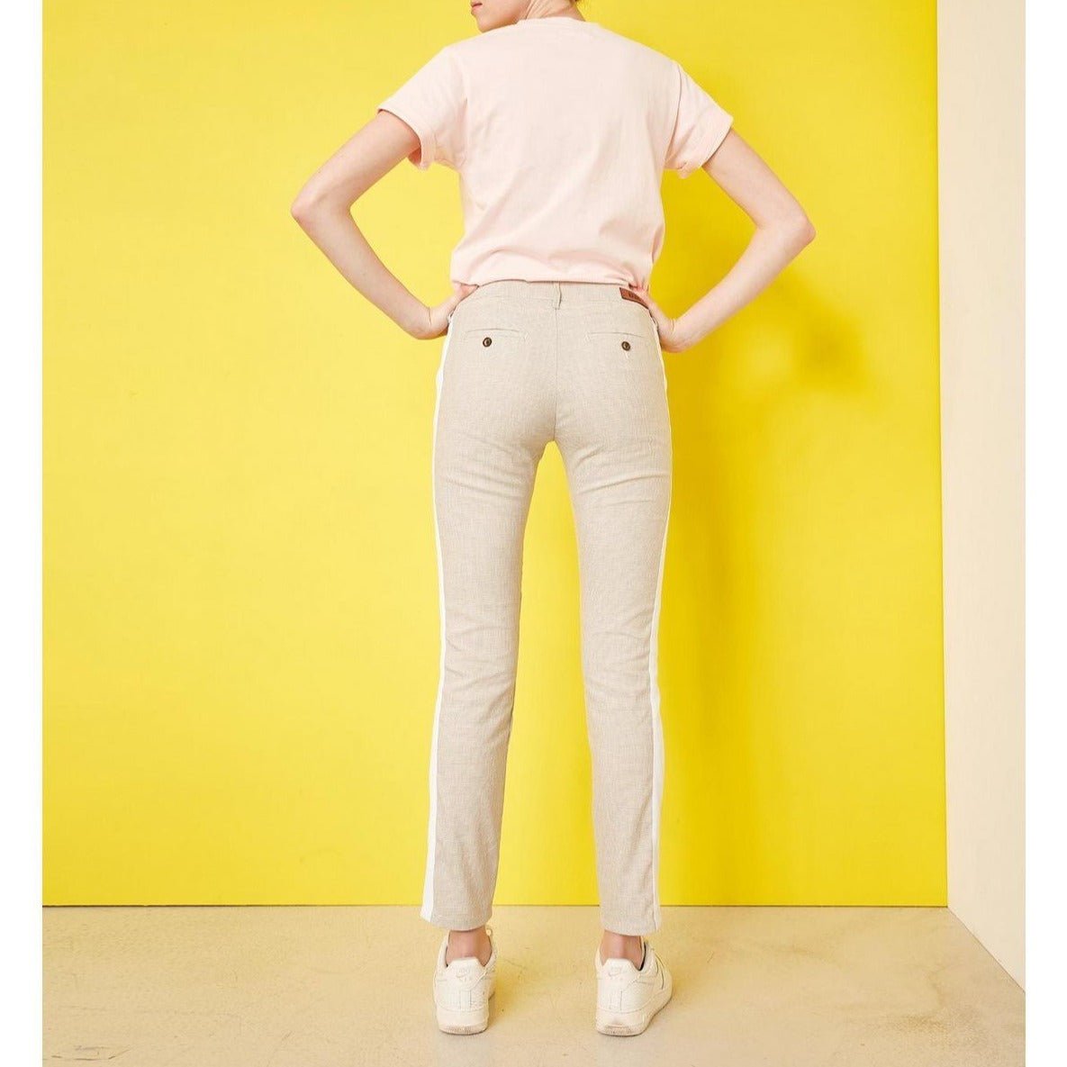 Sandy Fancy Chino Pants - Herring Tiles - Women's
