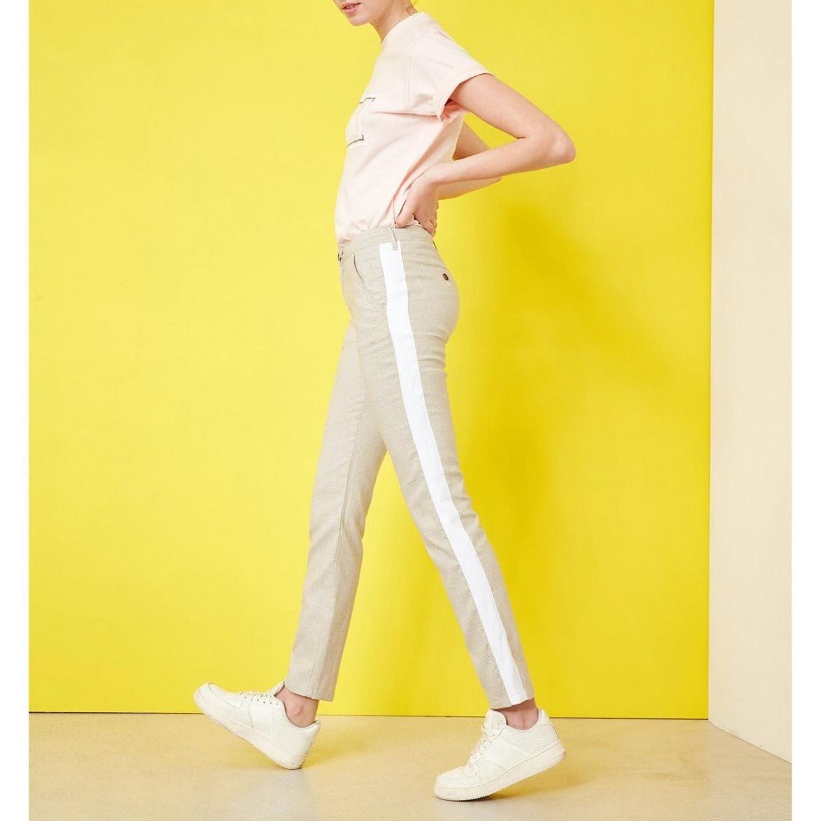 Sandy Fancy Chino Pants - Herring Tiles - Women's