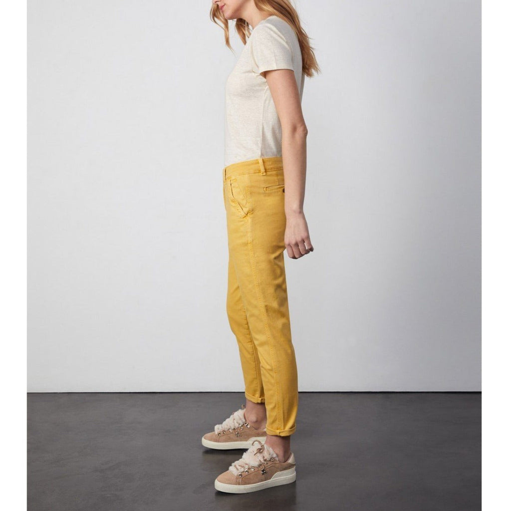 Pantalón chino tapered Sandy tapered - Mostaza - Mujer