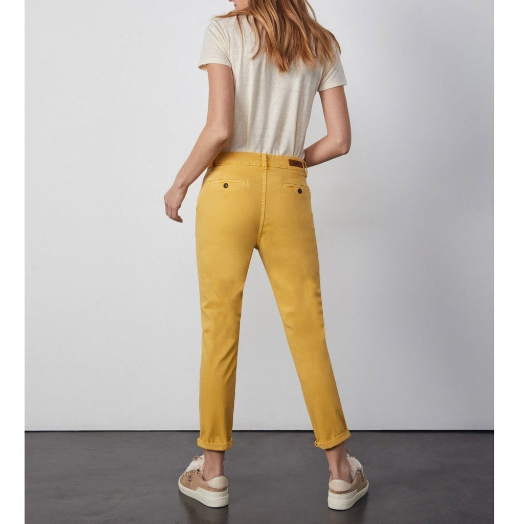 Pantalón chino tapered Sandy tapered - Mostaza - Mujer