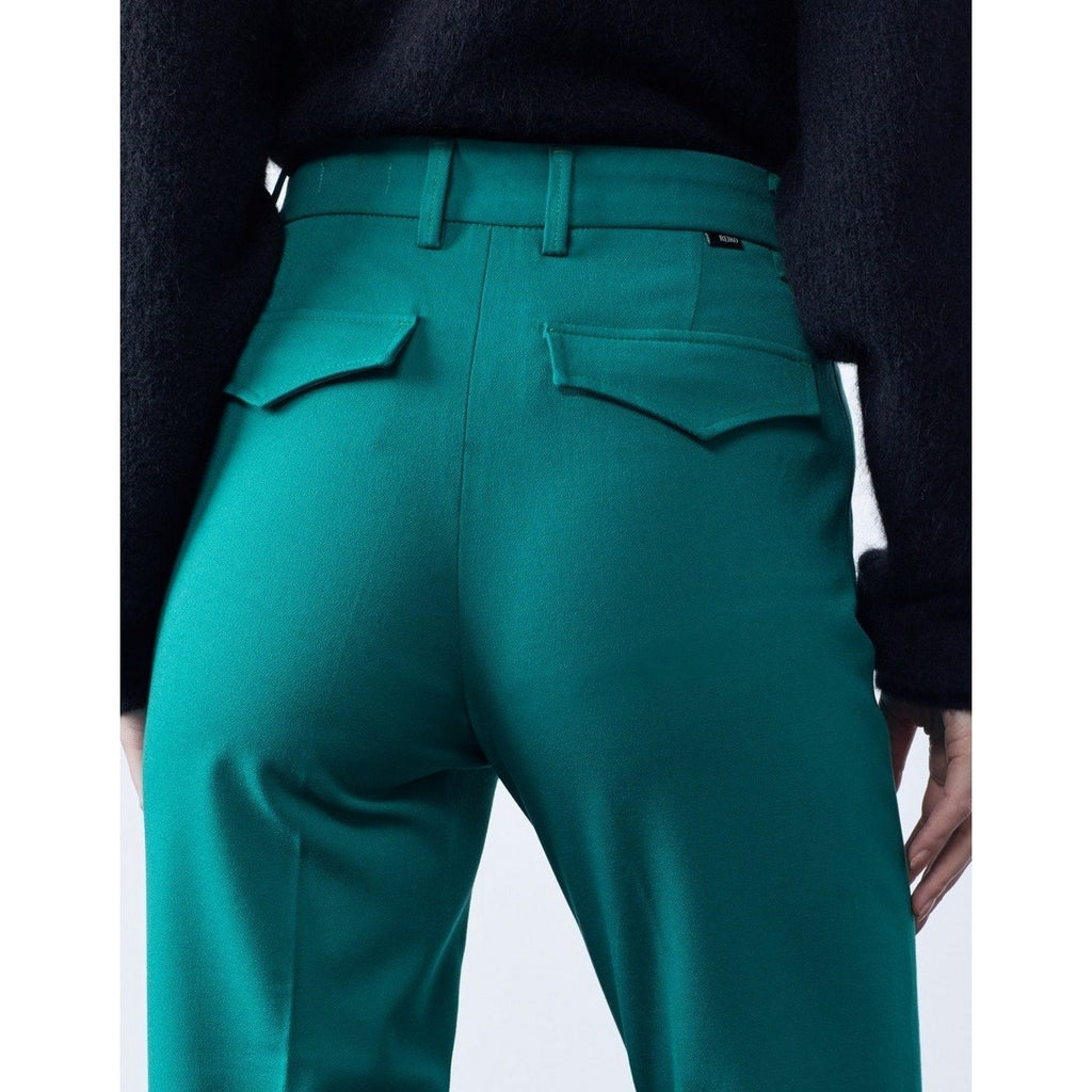 Pantalón pitillo Highwaist London Color - Verde esmeralda - Mujer