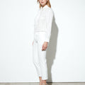 Leandro Cigarette Trousers - White - Women