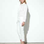 Leandro Cigarette Trousers - White - Women