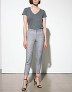 Cigarette Trouser Liv Fancy - Blue Geo - Women