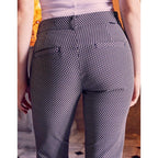 Liv Fancy Cigarette Trousers - Red Diamond - Women