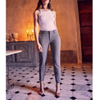 Liv Fancy Cigarette Trousers - Red Diamond - Women
