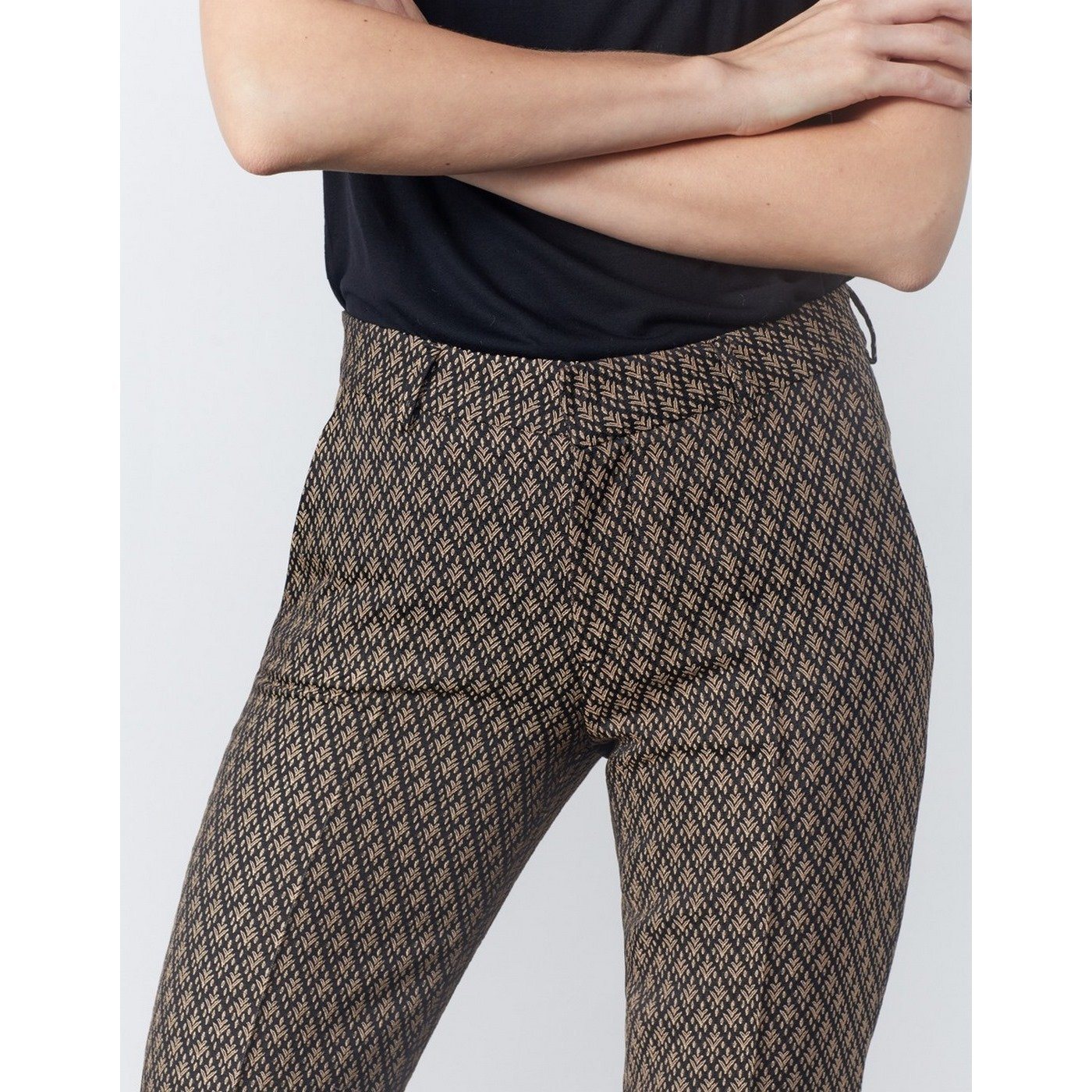 Pantalón Pitillo Liv Fancy - Royal Leaves - Mujer