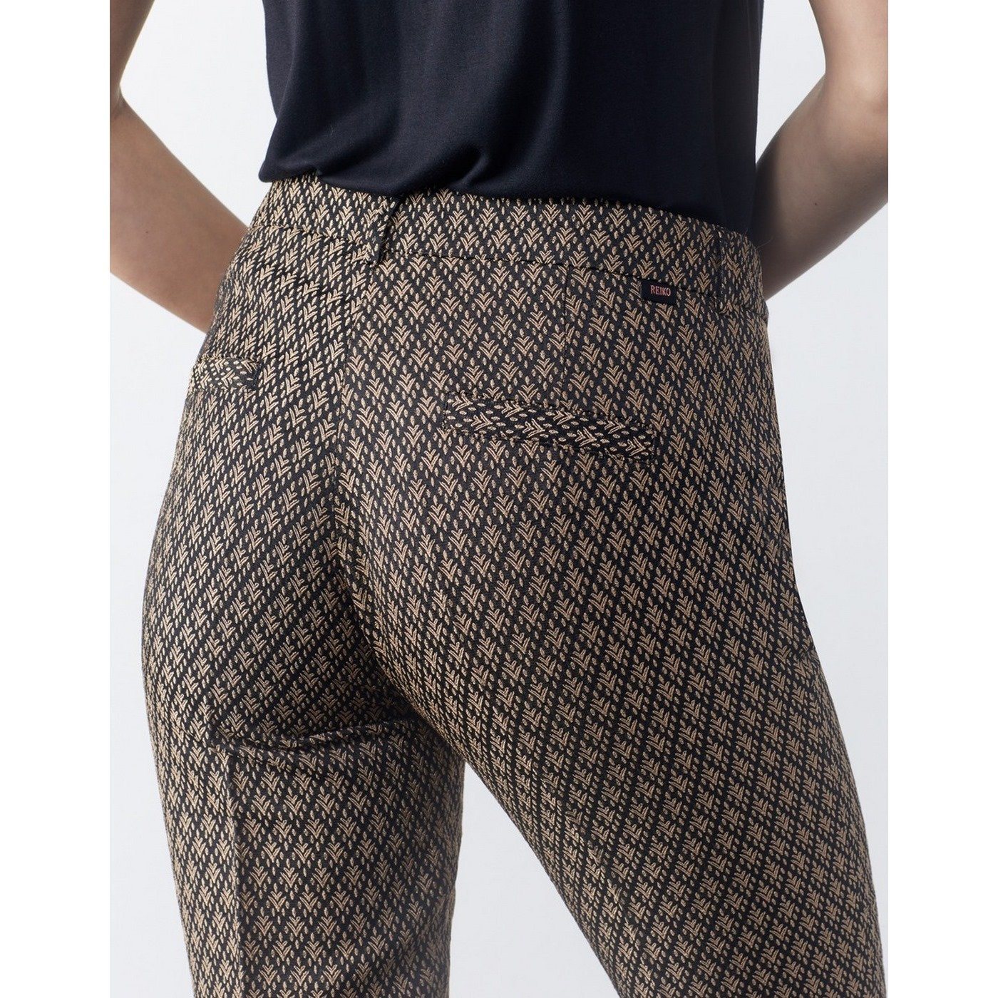 Pantalón Pitillo Liv Fancy - Royal Leaves - Mujer