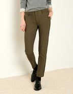 Pantalón cigarette Lizzy Color - Kaki Piping - Mujer