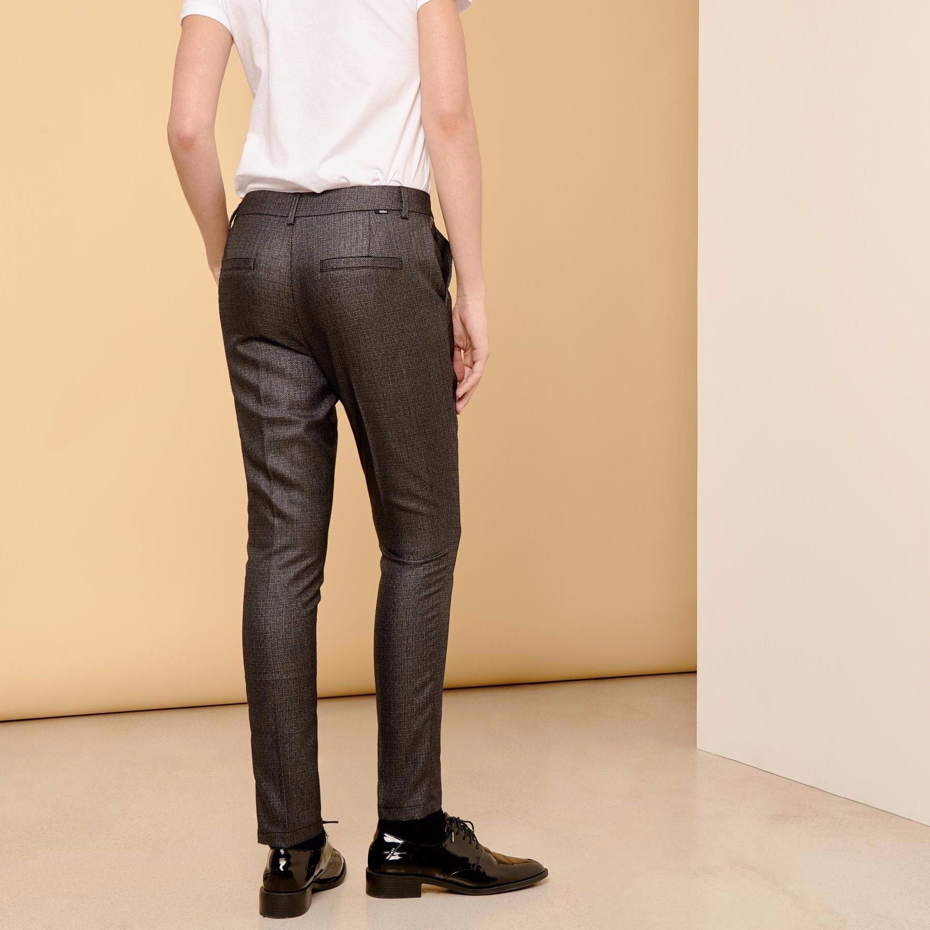 Pantalon Cigarette Lizzy Fancy - Metallic Black