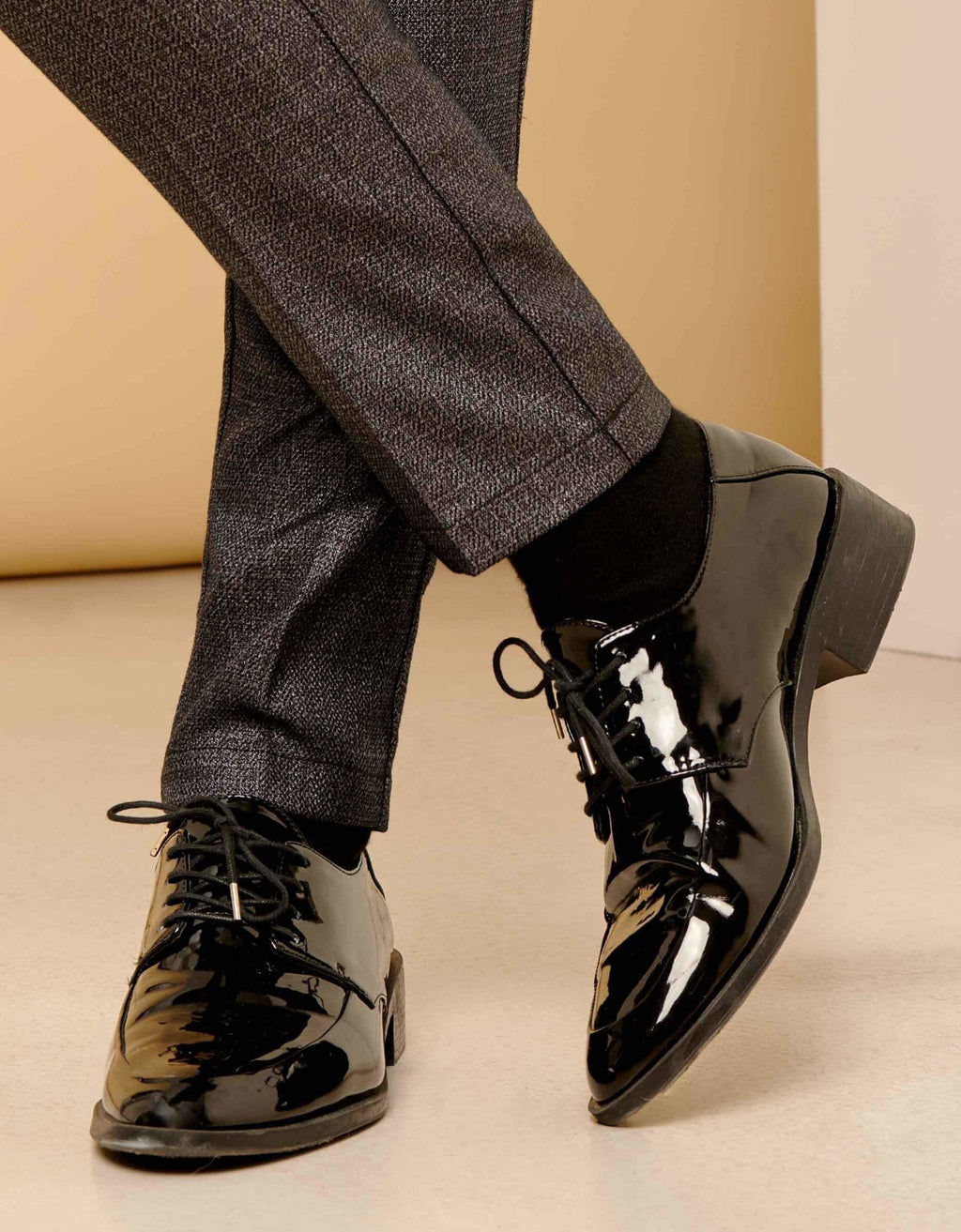 Pantalon Cigarette Lizzy Fancy - Metallic Black