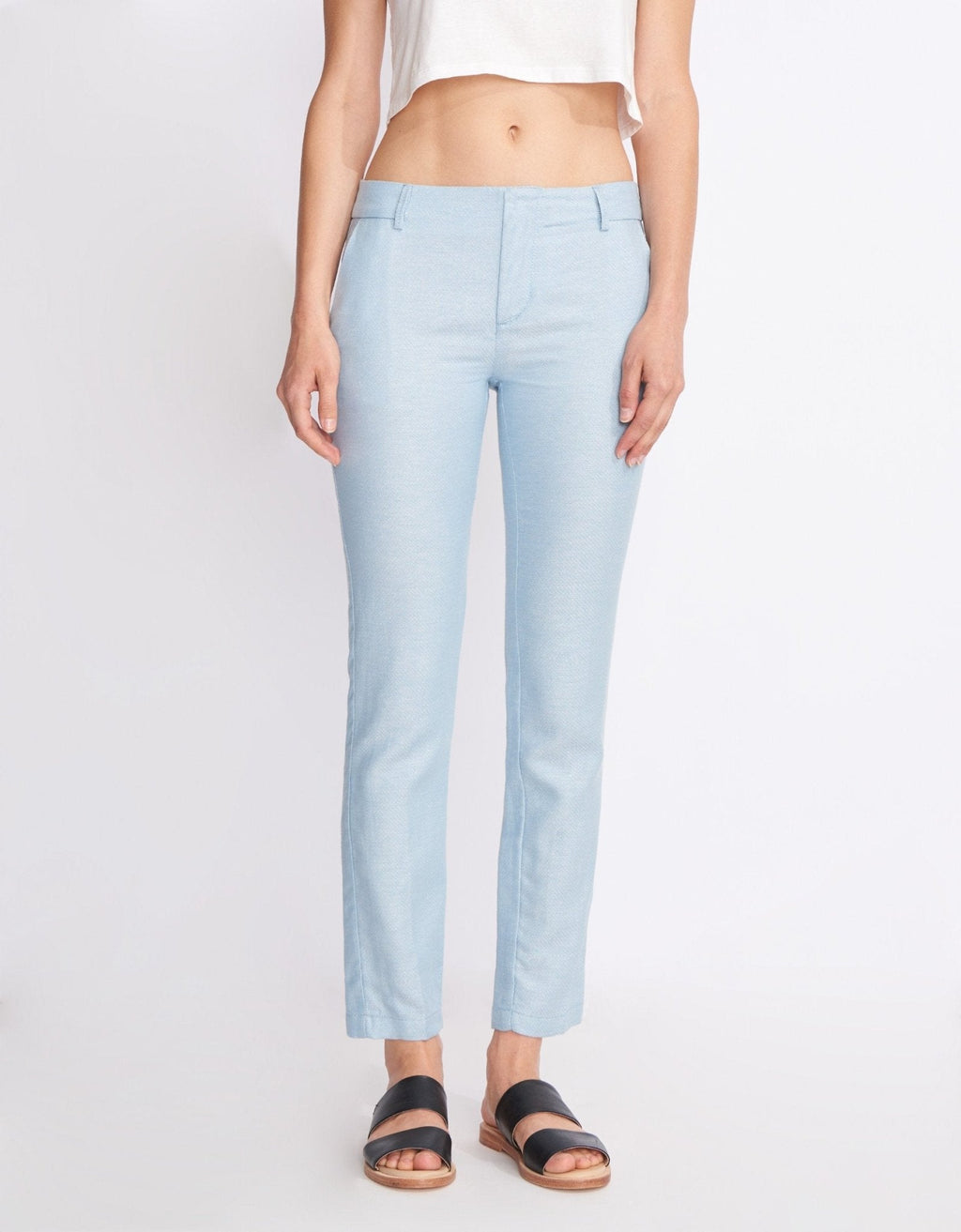 Lizzy Fancy Cigarette Trousers - Ocean - Women