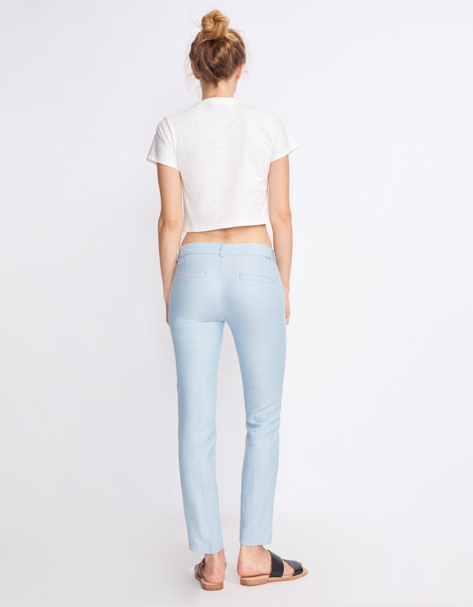 Lizzy Fancy Cigarette Trousers - Ocean - Women