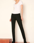 Lou Cigarette Trousers - Black - Women