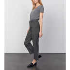 Reiko - Pantalón Laryfancy recortado recto tipo cigarrillo - Black Daisy - Mujer