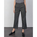 Reiko - Pantalon Cigarette Straight Cropped Laryfancy - Black Daisy - Femme