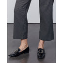 Reiko - Pantalon Cigarette Straight Cropped Laryfancy - Black Daisy - Femme