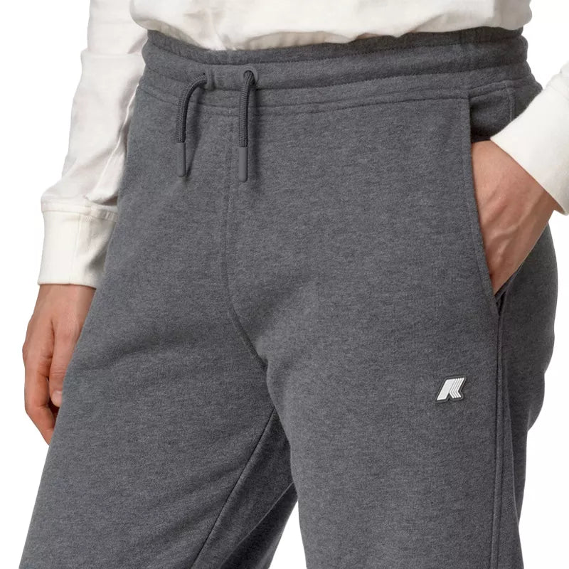 Pantalon De Survêtement K-Way Ginevrette Fleece Peach - Anthracite