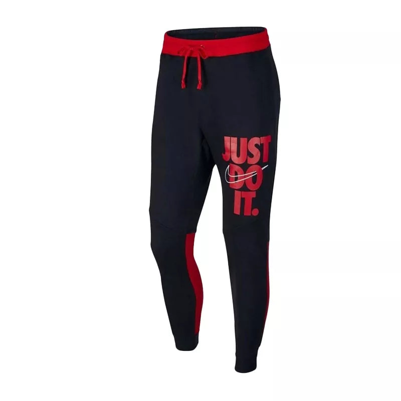 Nike NSW HBR Tracksuit Bottoms - Black and Red