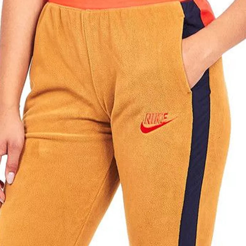 Pantalón de chándal Nike Nsw Polar - Beige, Rojo.