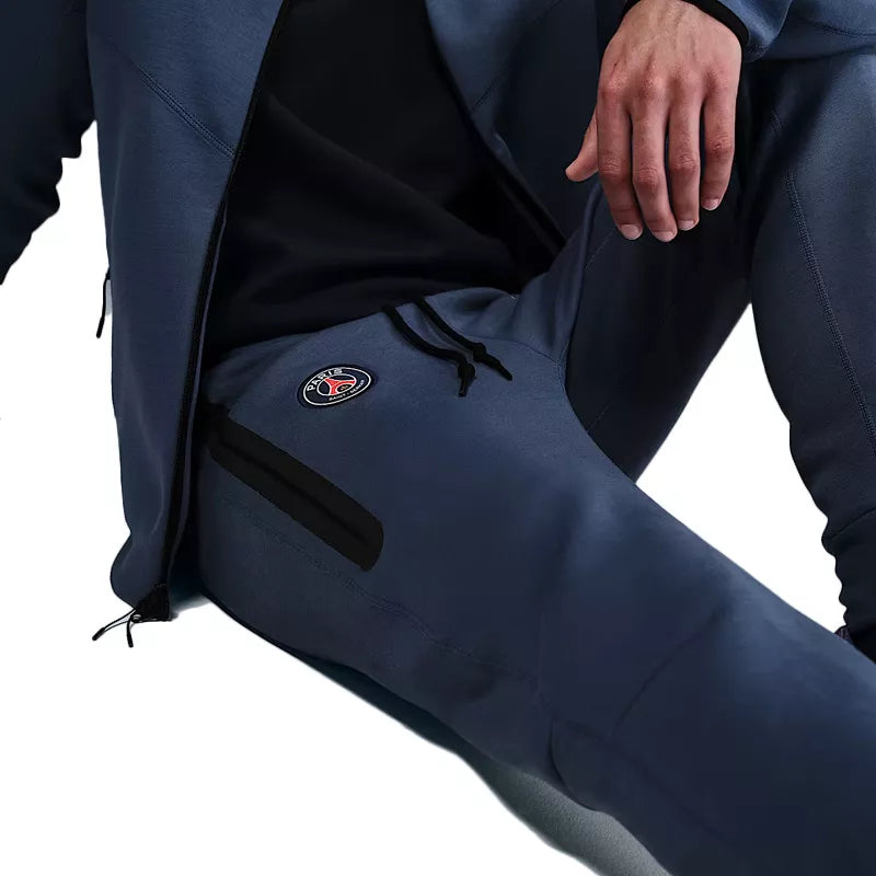 Pantalon De Survêtement Nike Psg Tech Fleece - Bleu Et Blanc