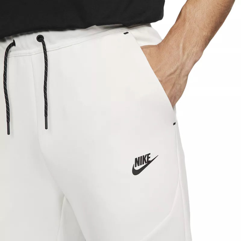 Tech Fleece Tracksuit Bottoms - White/Black