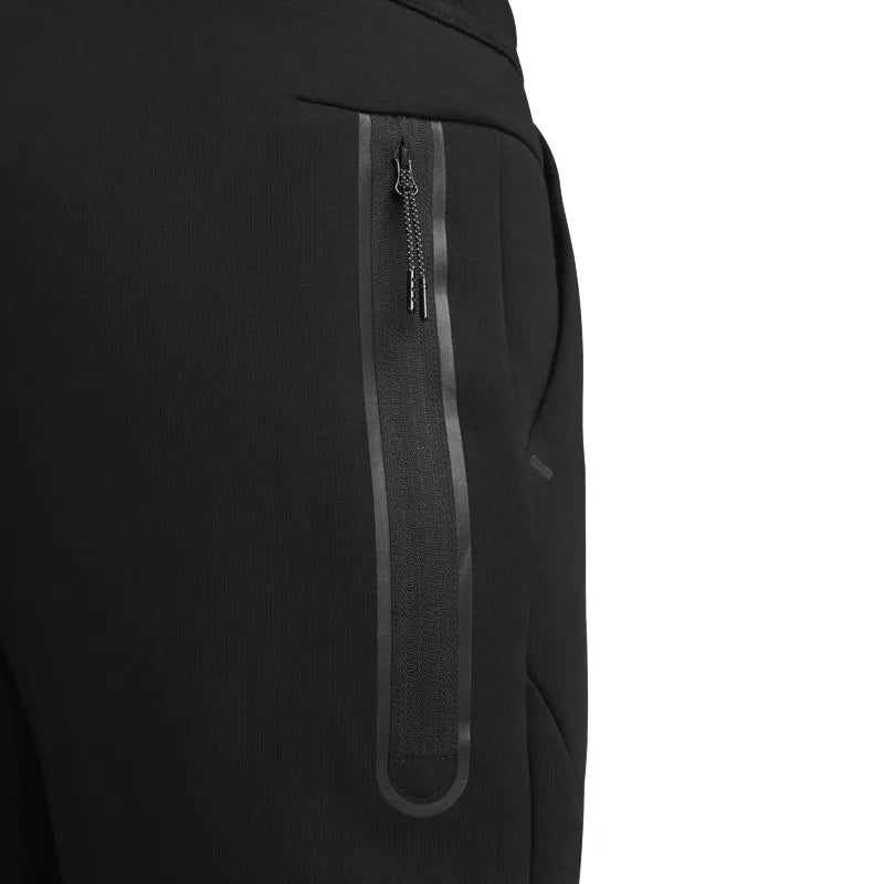 Tech Fleece Track Pants - Black and Grey