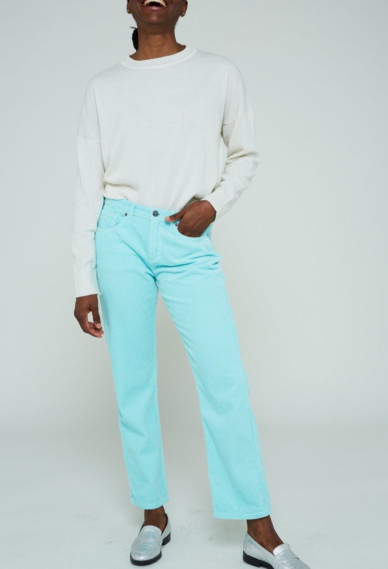 Pantalon Elias Monzo - Bleu Glacier
