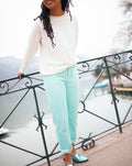 Pantalon Elias Monzo - Bleu Glacier