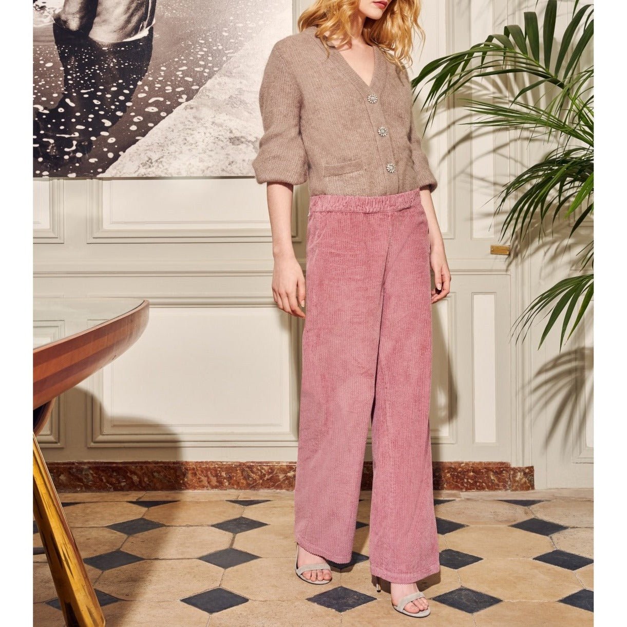 Reiko - Felicityvelvh Trousers - Purplegrey