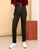 Pantalon Highwaist Arnaud Fancy - Checked Grey - Femme