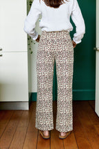 Suzon Trousers - Natural Leopard Women