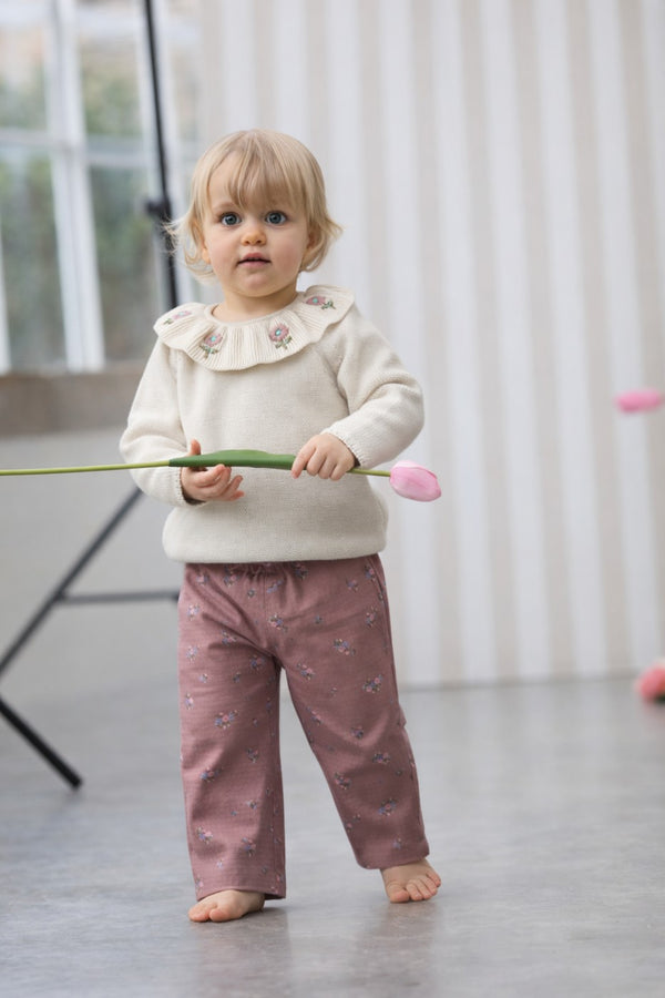 Pantalon Paola Vieux Rose - Bébé Fille