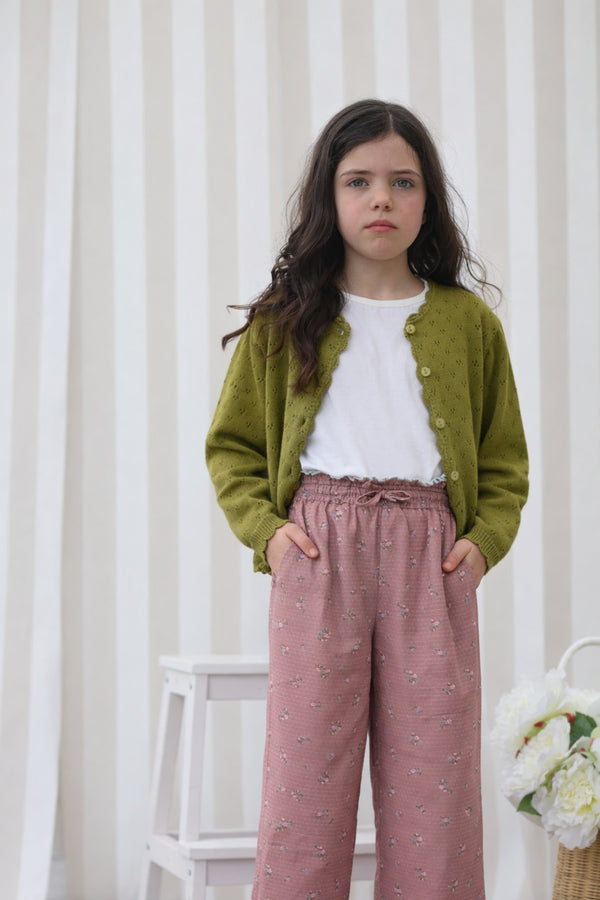Pantalon Paola Vieux Rose - Enfant Fille