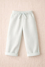 Pantalón Paul Rayas - Niño niño - Crudo y Menta