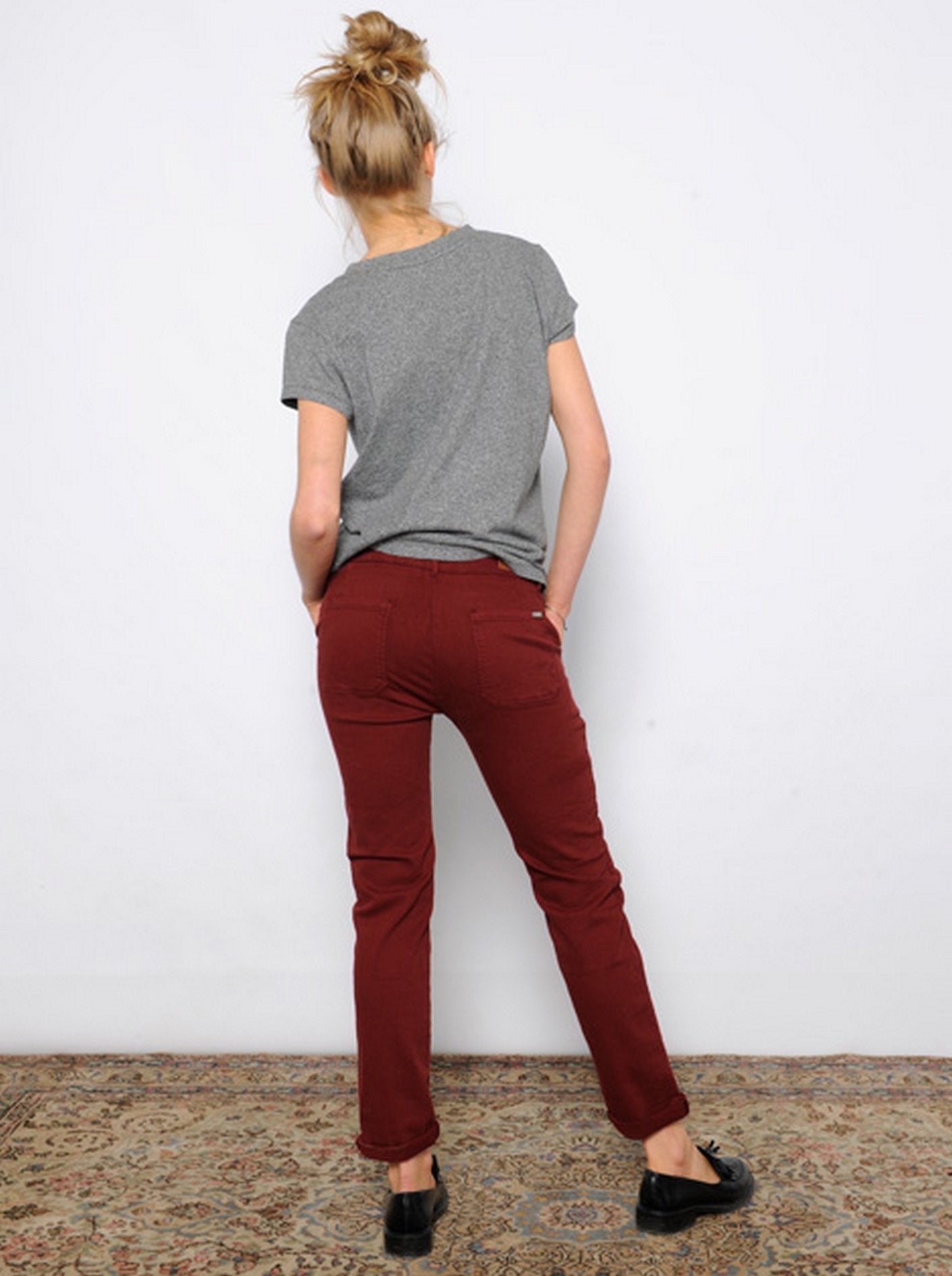 Sandrine Street Pants - Burgundy