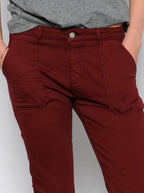 Sandrine Street Pants - Burgundy