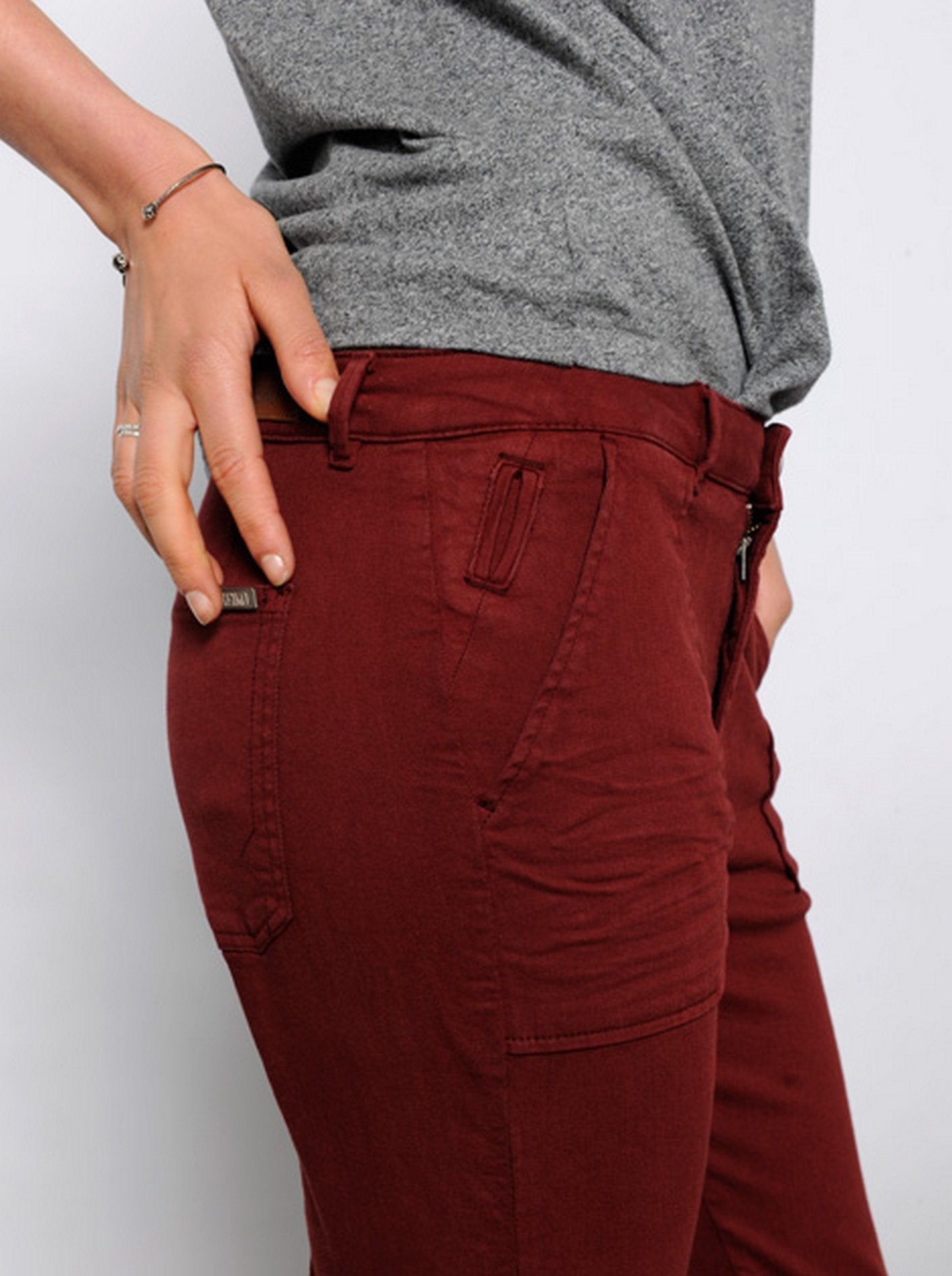 Sandrine Street Pants - Burgundy