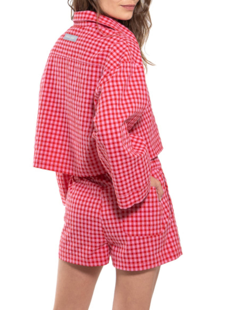 Short Vichy - Red Pepper