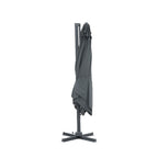 Veya - Sombrilla cuadrada excéntrica - Aluminio - Gris oscuro