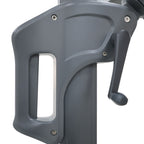 Veya - Sombrilla cuadrada excéntrica - Aluminio - Gris oscuro