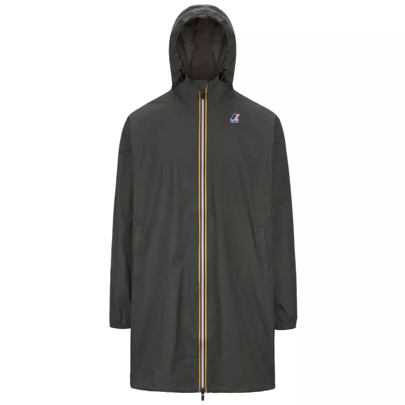 K-Way Le Vrai 4.0 Eiffel East Hooded Parka - Khaki/Black