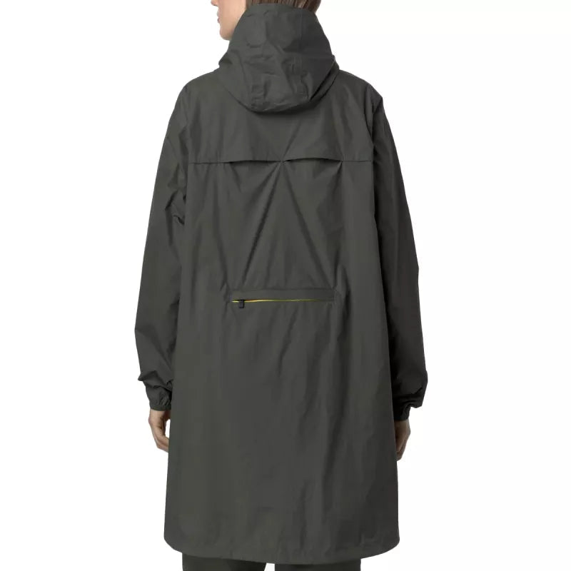K-Way Le Vrai 4.0 Eiffel East Hooded Parka - Khaki/Black