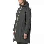 Parka Capuche Doublee K-Way Le Vrai 4.0 Eiffel East Warm - Kaki/Noir