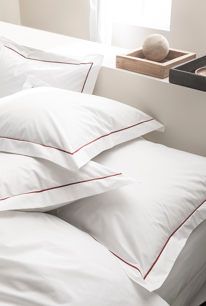 Set of 2 Pillowcases - 100% Bourdon Cotton Percale - 11 Colours