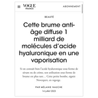 Brume À L'Acide Hyaluronique