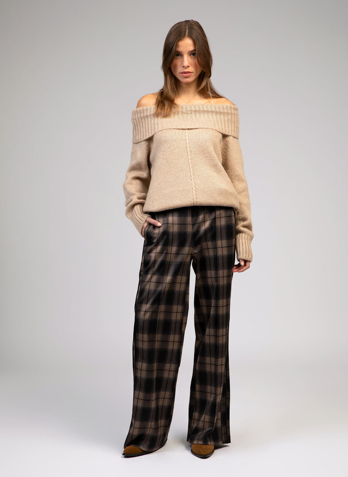 PATRILA brown trousers