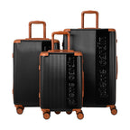 Set De 3 Valises + 2 Sacs Pierre Cardin Berlin - Noir