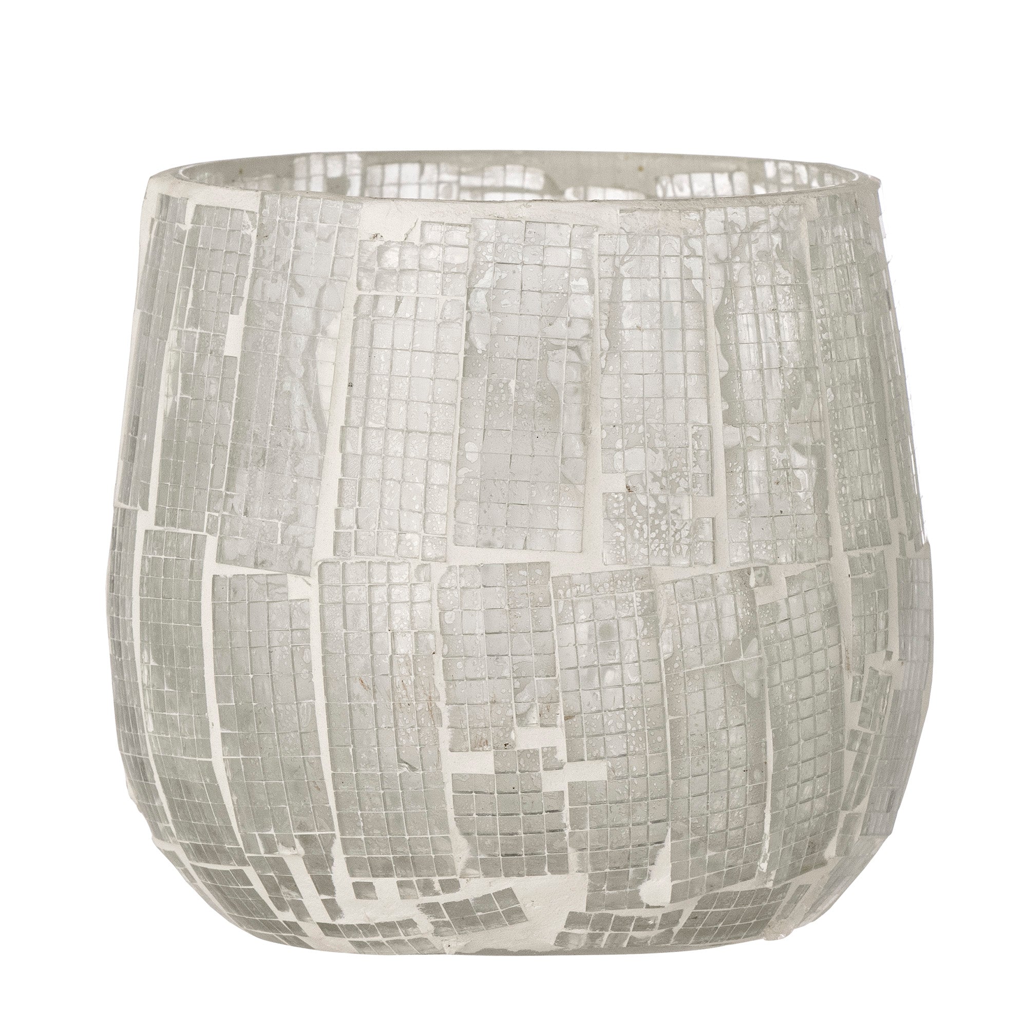 Iberia - Set of 8 Tealight Holders - Silver - Glass